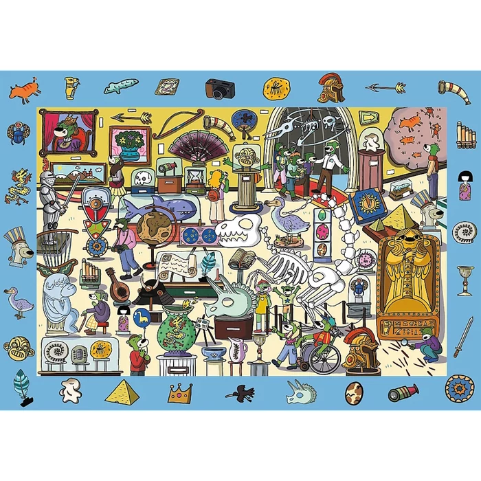 Trefl 15595 - Spy Guy - Nyomozás a múzeumban - 100 db-os puzzle