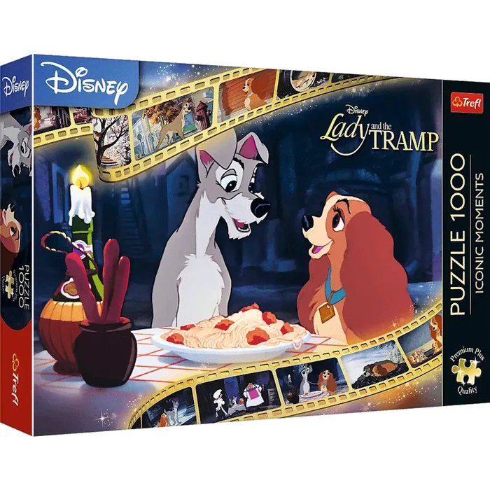Trefl 10830 - Disney Princess - Susi és Tekergő - 1000 db-os Premium Plus puzzle
