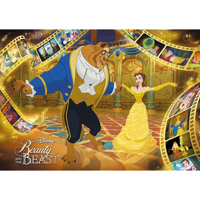 Trefl 10832 - Disney Princess - Szépség és a szörnyeteg - 1000 db-os Premium Plus puzzle