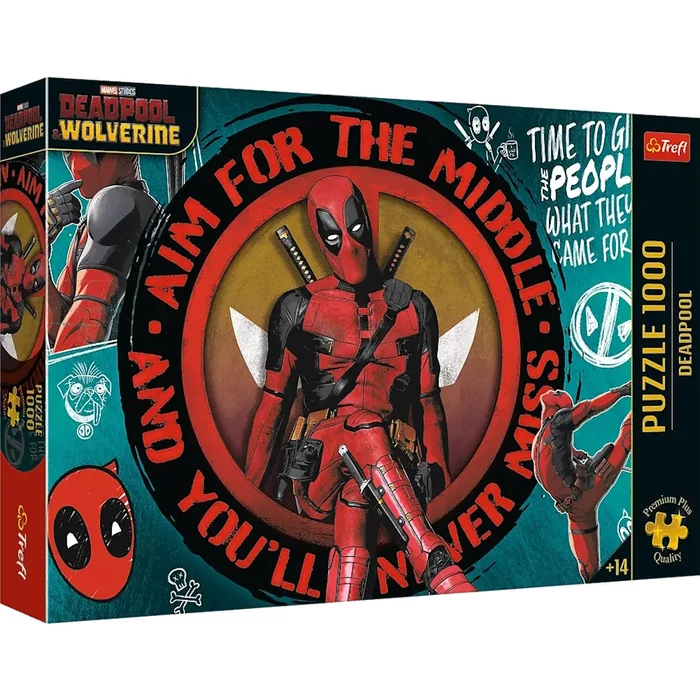 Trefl 10835 - Marvel - Deadpool - 1000 db-os Premium Plus puzzle