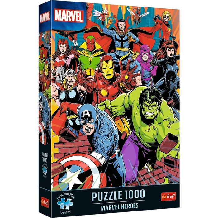 Trefl 10881 - Marvel Heroes - 1000 db-os Premium Plus puzzle