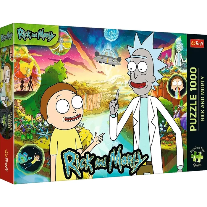 Trefl 10838 - Rick és Morty - 1000 db-os Premium Plus puzzle