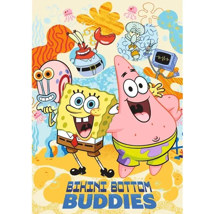 Trefl 12081 - Spongyabob - Bikinifenék lakói - 1000 db-os Premium Plus puzzle