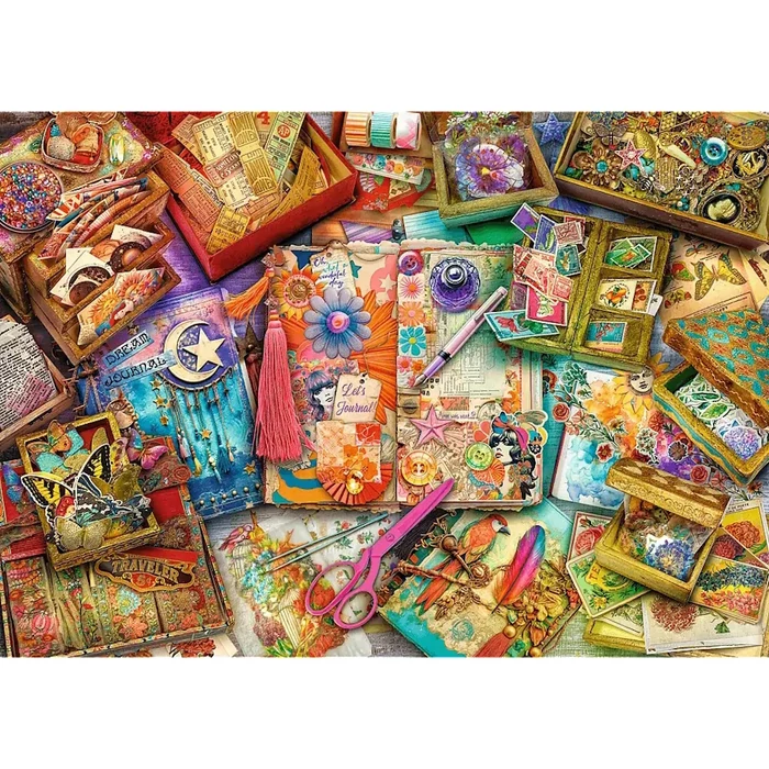 Trefl 10849 - Tea Time - Az újságíró asztala - 1000 db-os Premium Plus puzzle