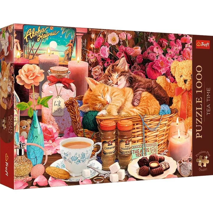 Trefl 10802 - Tea Time - Minden szép - 1000-db-os Premium Plus puzzle