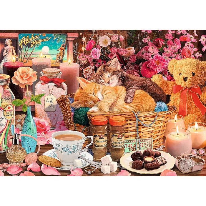 Trefl 10802 - Tea Time - Minden szép - 1000-db-os Premium Plus puzzle