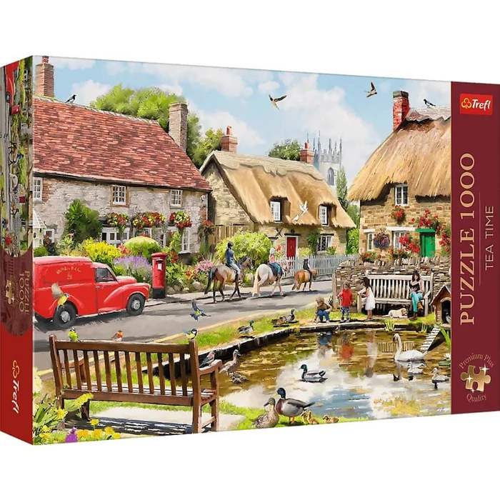 Trefl 10808 - Tea Time - Nyár a városban - 1000-db-os Premium Plus puzzle