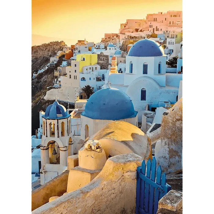 Trefl 10853 - Town of Oia, Santorini - 1000 db-os Premium Plus puzzle