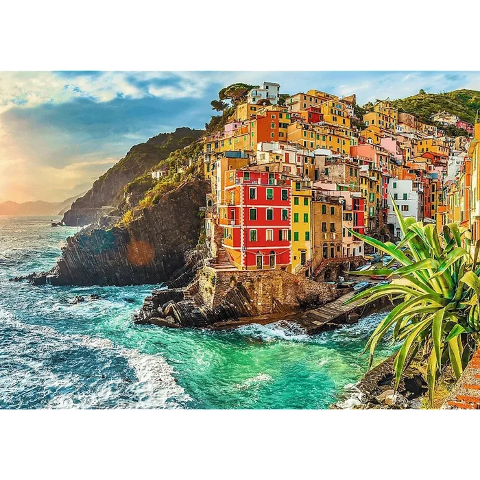 Trefl 10855 - Town of Riomaggiore, Italy - 1000 db-os Premium Plus puzzle