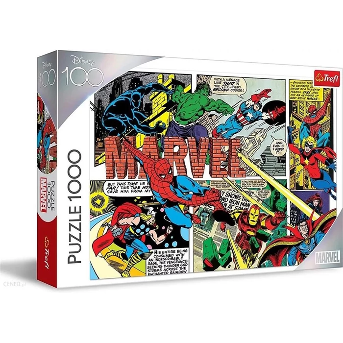 Trefl 10759 - Disney 100 - Marvel - 1000 db-os puzzle