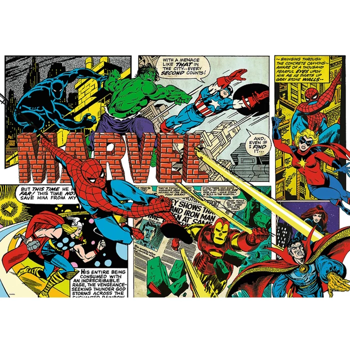 Trefl 10759 - Disney 100 - Marvel - 1000 db-os puzzle