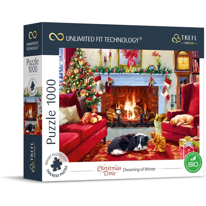 Trefl 10754 - Karácsonyi idő - 1000 db-os puzzle UFT Prime puzzle