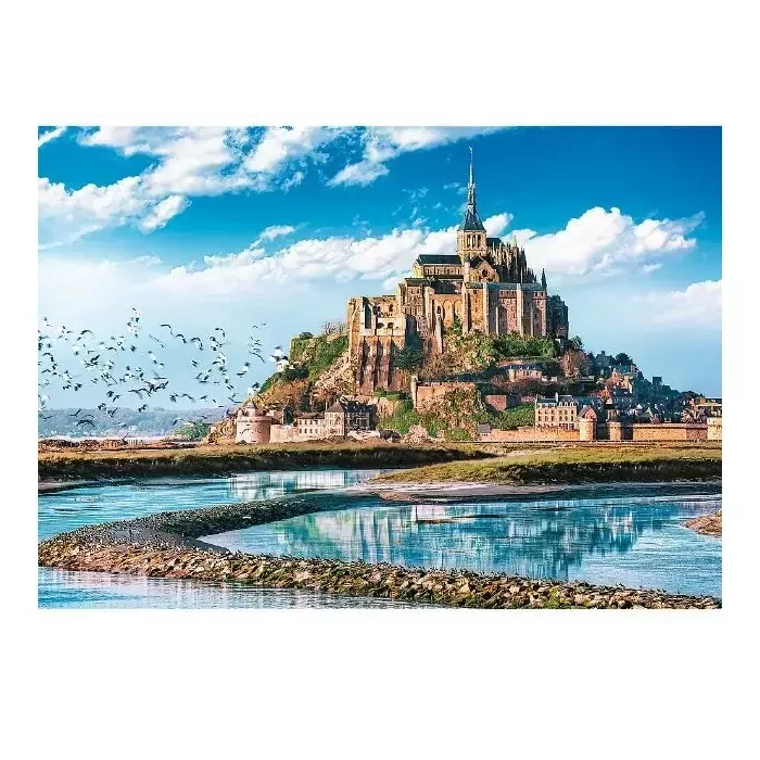 Trefl 10766 - Mont-Saint-Michel, Franciaország - 1000 db-os puzzle