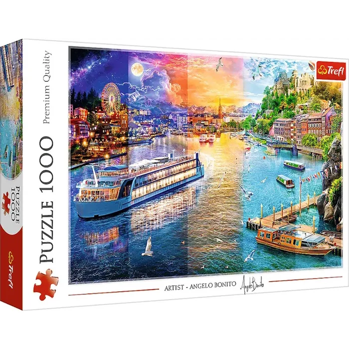 Trefl 10860 - River cruise - Angelo Bonito - 1000 db-os puzzle