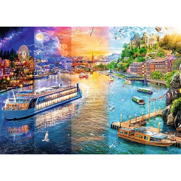 Trefl 10860 - River cruise - Angelo Bonito - 1000 db-os puzzle