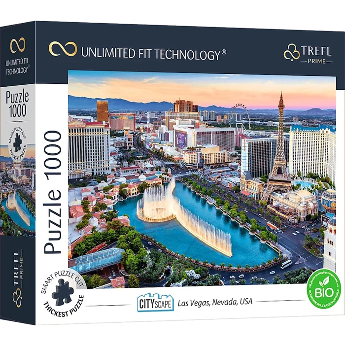 Trefl 10757 - Cityscape - Las Vegas, Nevada, USA - 1000 db-os UFT Prime puzzle 