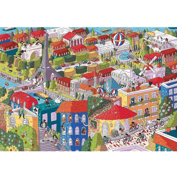 Trefl 10712 - EYE-SPY - SNEAKY PEEKERS - Paris, France - 1000 db-os UFT Prime puzzle