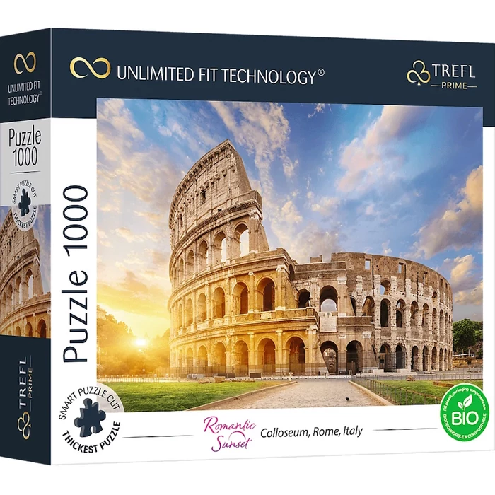 Trefl 10691 - Romantic Sunset - Colloseum, Rome, Italy - 1000 db-os UFT Prime puzzle