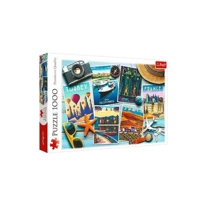 Trefl 1000 db-os puzzle - Postcards (10714)