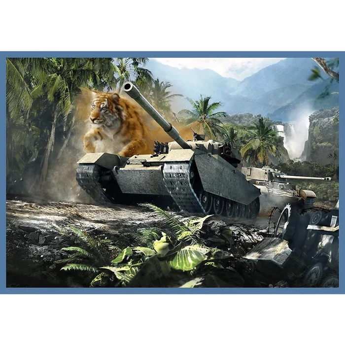 Trefl 13347 - World of Tanks - A nagy tankcsata - 4 x 250 db-os puzzle