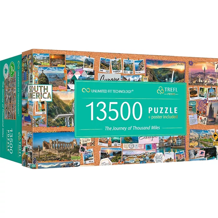 Trefl 81025 - Ezer mérföldes utazás - 13500 db-os UFT Prime puzzle