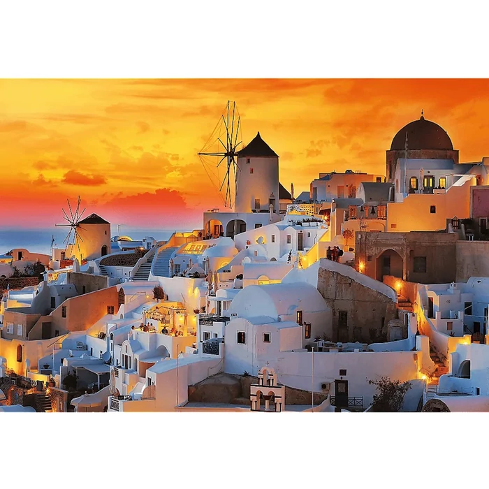 Trefl 26195 - Romantic Sunset - Oia, Santorini - 1500 db-os UFT Prime puzzle