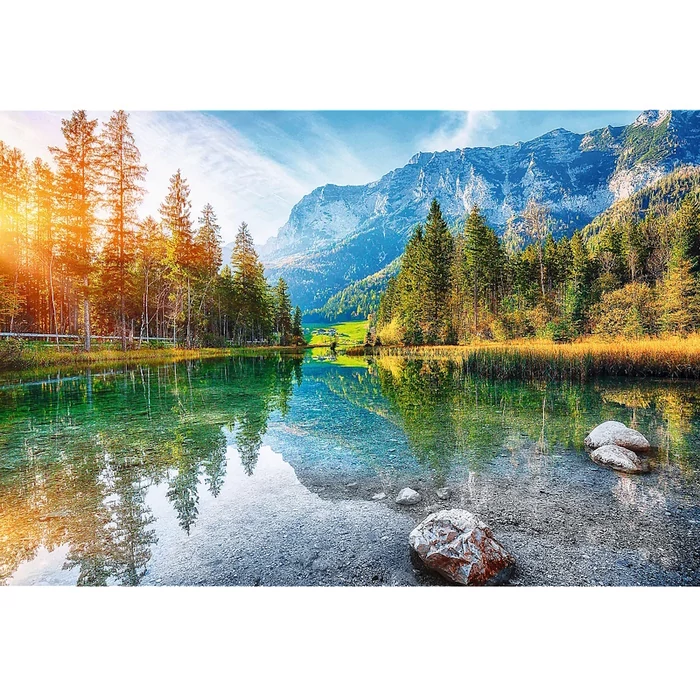 Trefl 26193 - Wanderlust - Az Alpok lábánál, Hintersee tó, Németország - 1500 db-os UFT Prime puzzle