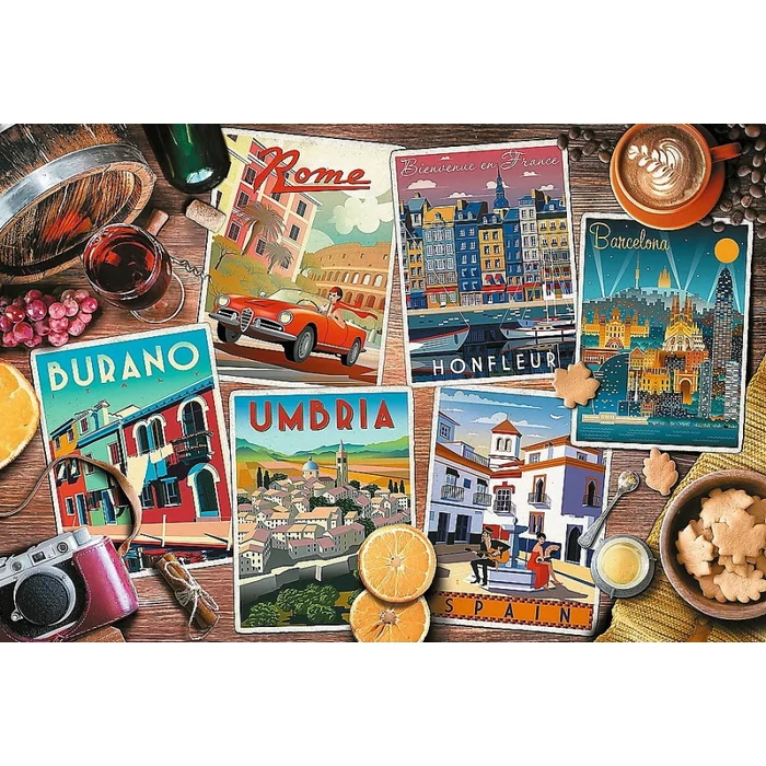 Trefl 26199 - Európa körül - 1500 db-os puzzle