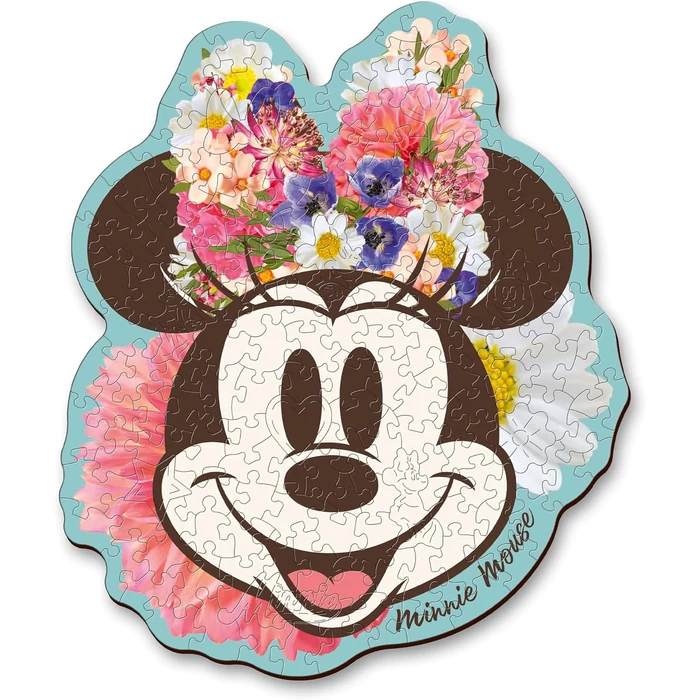 Trefl 160 db-os Wood Craft Shaped Prémium Fa Puzzle - Disney - Minnie (20193)