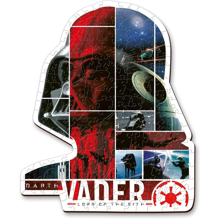 Trefl 160 db-os Wood Craft Shaped Prémium Fa Puzzle - Star Wars - Darth Vader (20190)