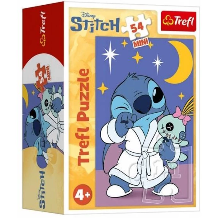 Trefl 19812 - Stitch - Jó éjszakát! - 54 db-os MINI puzzle