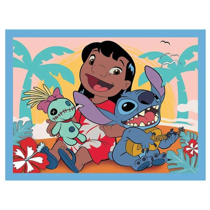 Trefl 93585 - Disney - Lilo és Stitch - 2 az 1-ben puzzle és memóriajáték