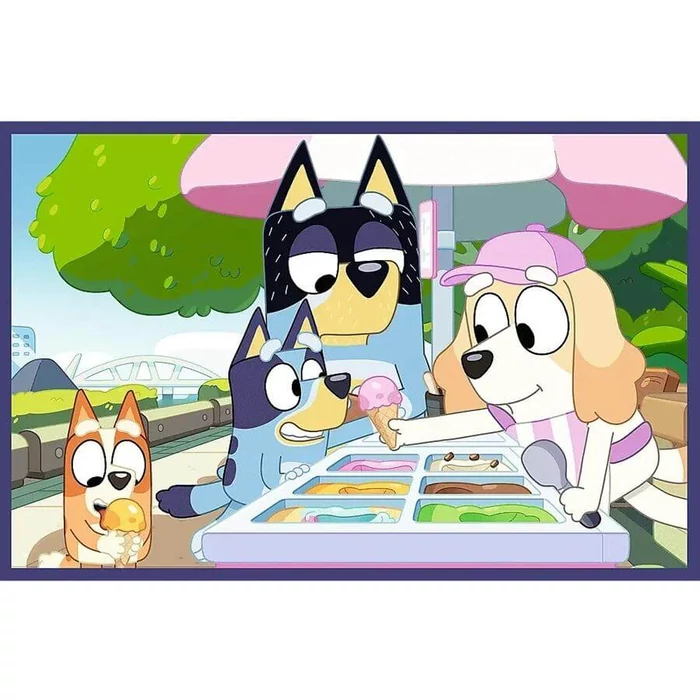 Trefl 34446 - Bluey - 2 x 24 db-os puzzle - Puzzle 16-24 db