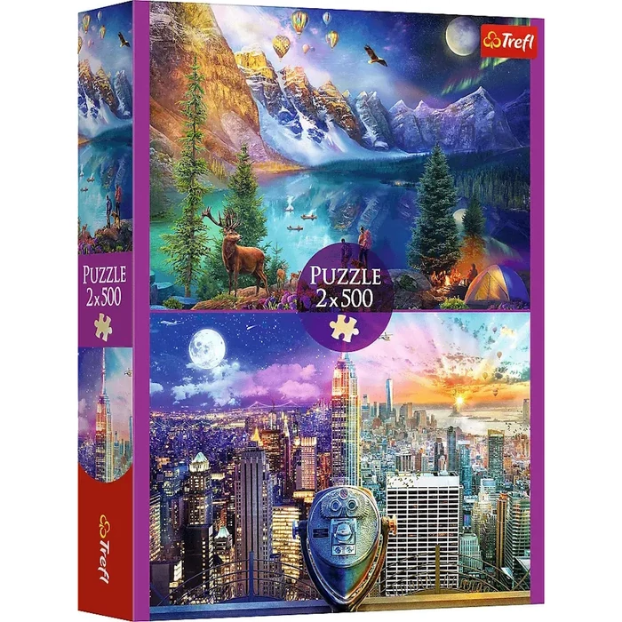 Trefl 37500 - American Tour - 2 x 500 db-os puzzle