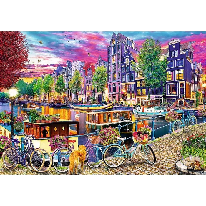 Trefl 37496 - European capitals - 2 x 500 db-os puzzle