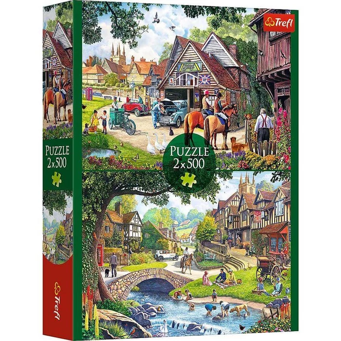 Trefl 37494 - Idyllic life - 2 x 500 db-os puzzle