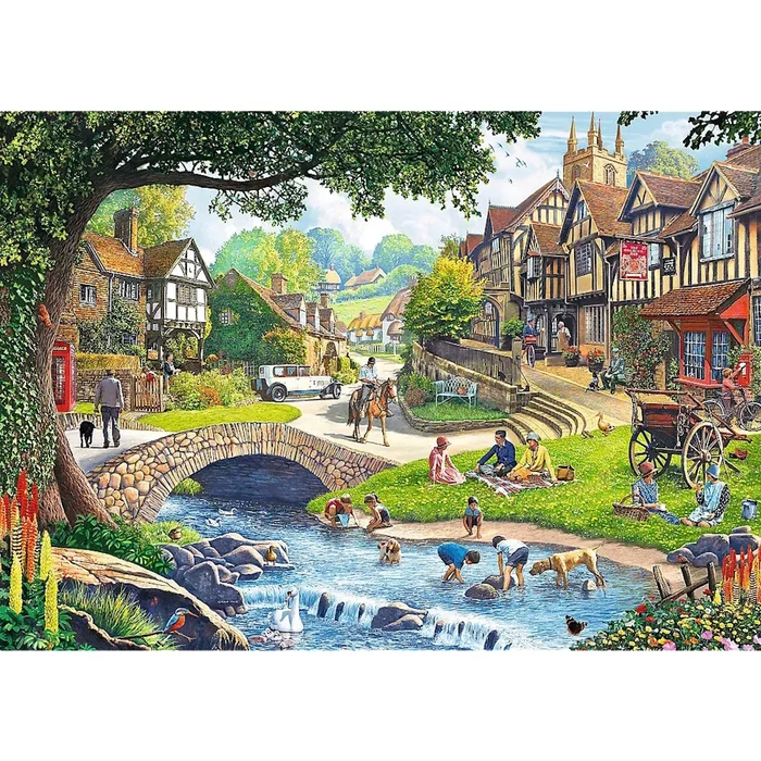 Trefl 37494 - Idyllic life - 2 x 500 db-os puzzle