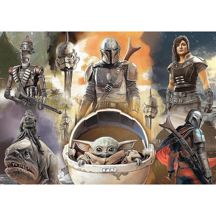 Trefl 13276 - Star Wars - The Mandalorian - Baby Yoda - 200 db-os puzzle