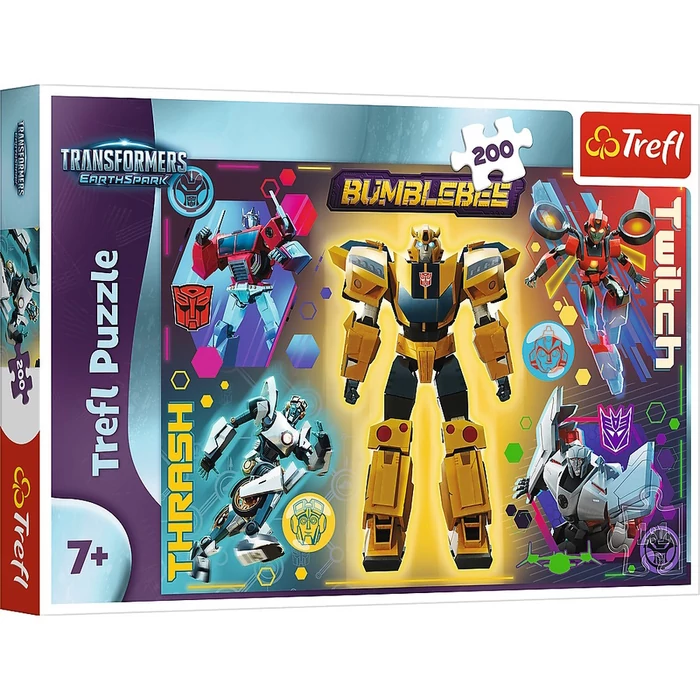 Trefl 13300 - Transformers - FöldSzikra - 200 db-os puzzle