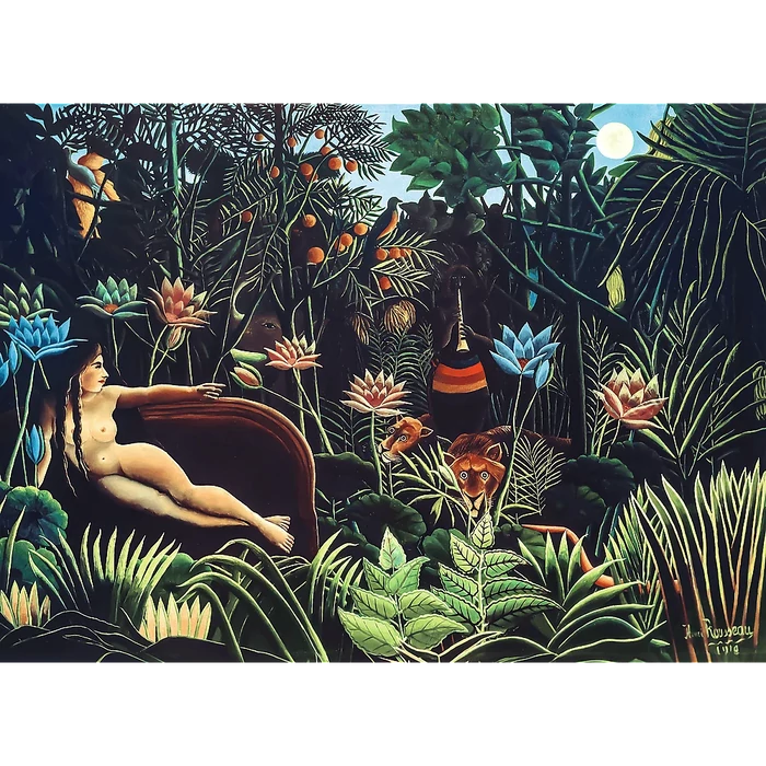 Trefl 20253 - Henri Rousseau - Az Álom - 200 db-os Wooden Contour Fa Puzzle