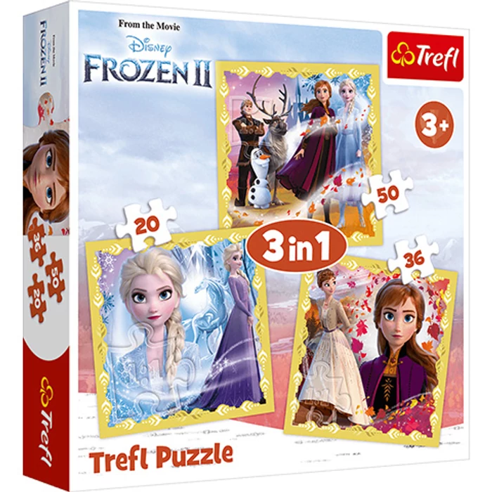 Trefl 34847 - Jégvarázs 2 - 3 az 1-ben (20, 36, 50 db-os) puzzle