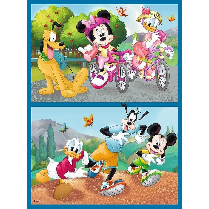 Trefl 93344 - Mickey Mouse - 2 az 1-ben puzzle és memóriajáték