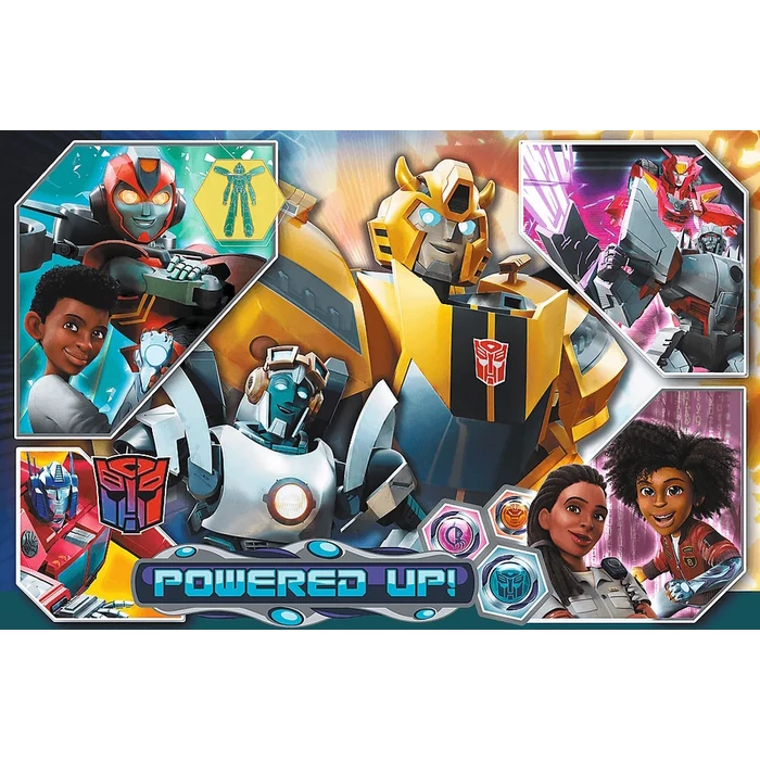 Trefl 23024 - Transformers - FöldSzikra - Powered Up - 300 db-os puzzle