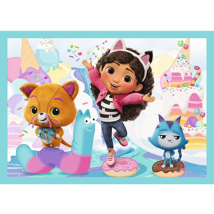 Trefl 34670 - Gabi babaháza - 4 az 1-ben (35,48,54,70 db-os) puzzle