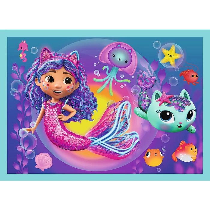 Trefl 34670 - Gabi babaháza - 4 az 1-ben (35,48,54,70 db-os) puzzle