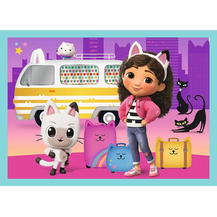 Trefl 34670 - Gabi babaháza - 4 az 1-ben (35,48,54,70 db-os) puzzle