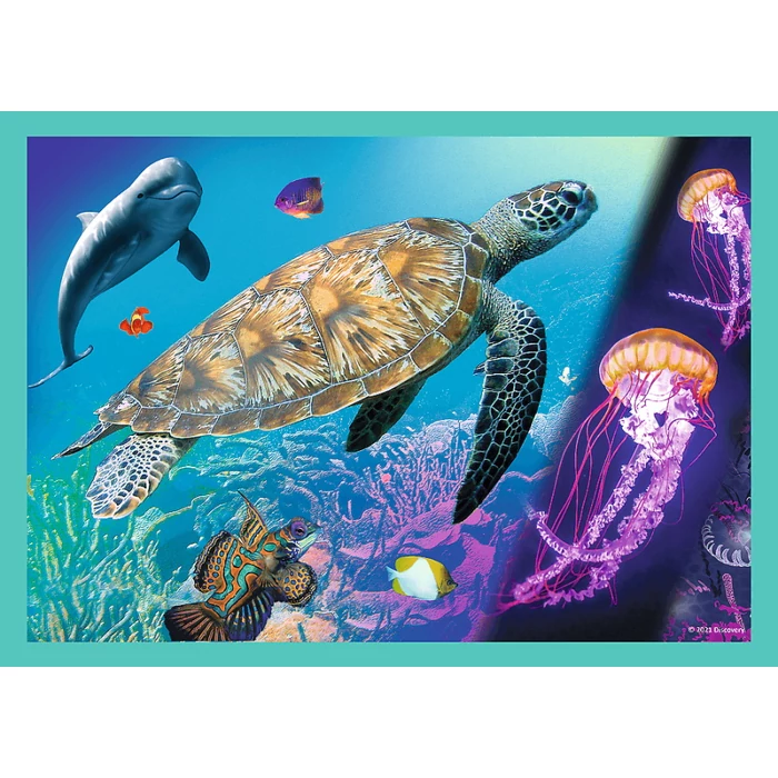 Trefl 34382 - Animal Planet - Az állatok titokzatos világa - 4 az 1-ben puzzle (35,48,54,70 db-os)