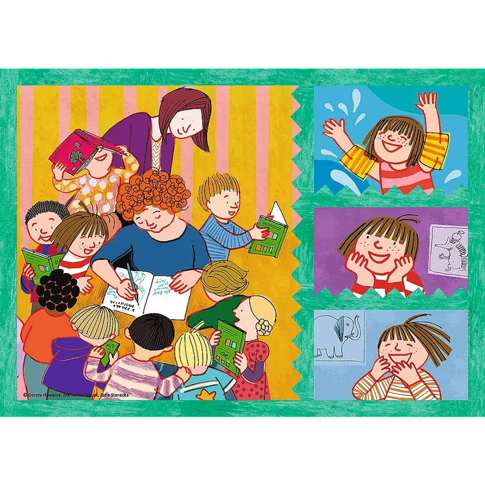 Trefl 34606 - Basia - 4 az 1-ben puzzle (35,48,54,70 db-os)