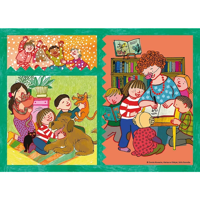 Trefl 34606 - Basia - 4 az 1-ben puzzle (35,48,54,70 db-os)