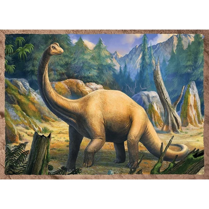 Trefl 34383 - Dinoszauruszok - 4 az 1-ben puzzle (35,48,54,70 db-os)